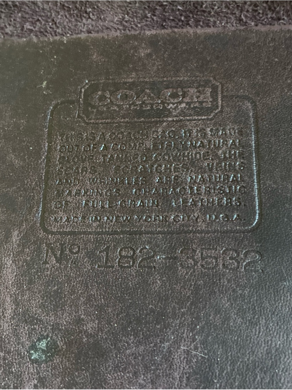 Coach Vintage mahogany satchel No. 182–3532 - Picture 11 of 11